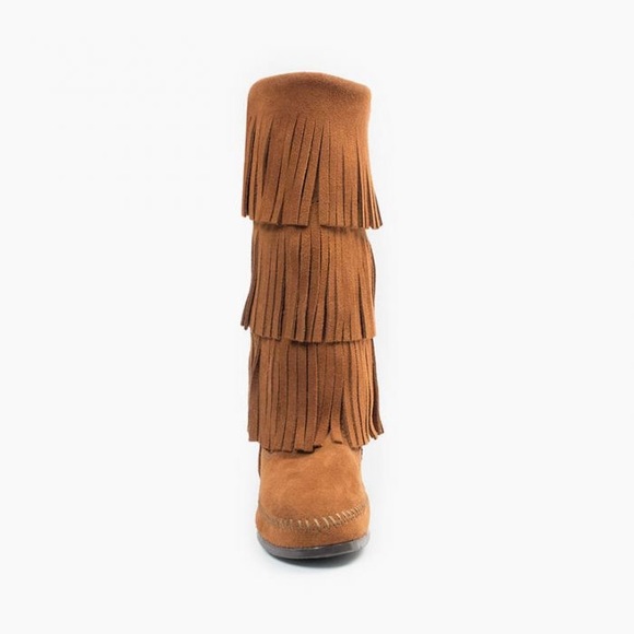 Minnetonka Fringe Moccasin Boots - Picture 4 of 8